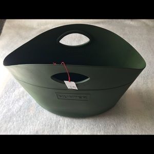 hunter for target - olive green rubber tote
